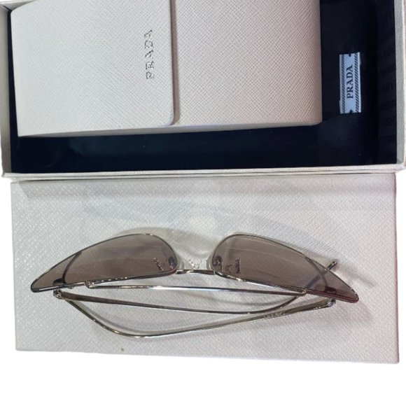 Prada Sliver cat eye Sunglasses rare - Picture 4 of 5